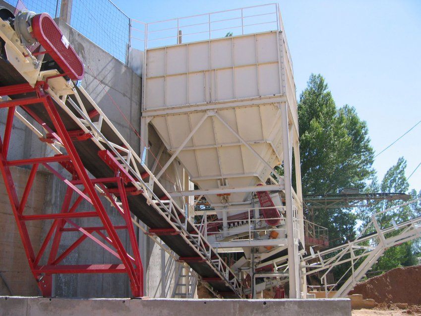 Áridos naturales y clasificados