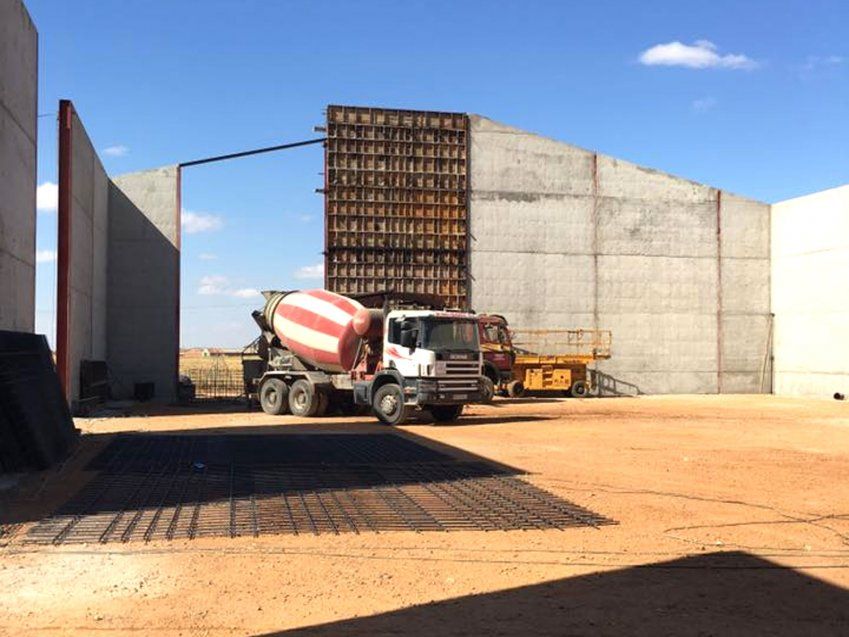 Bloques de hormigón tipo lego